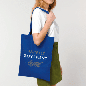 Tote bag "HAPPILY DIFFERENT"